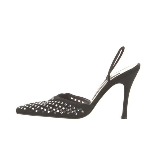 Giuseppe Zanotti Slingback Pumps BLINGED out  with Crystals Size 37.5EU - Picture 4 of 7